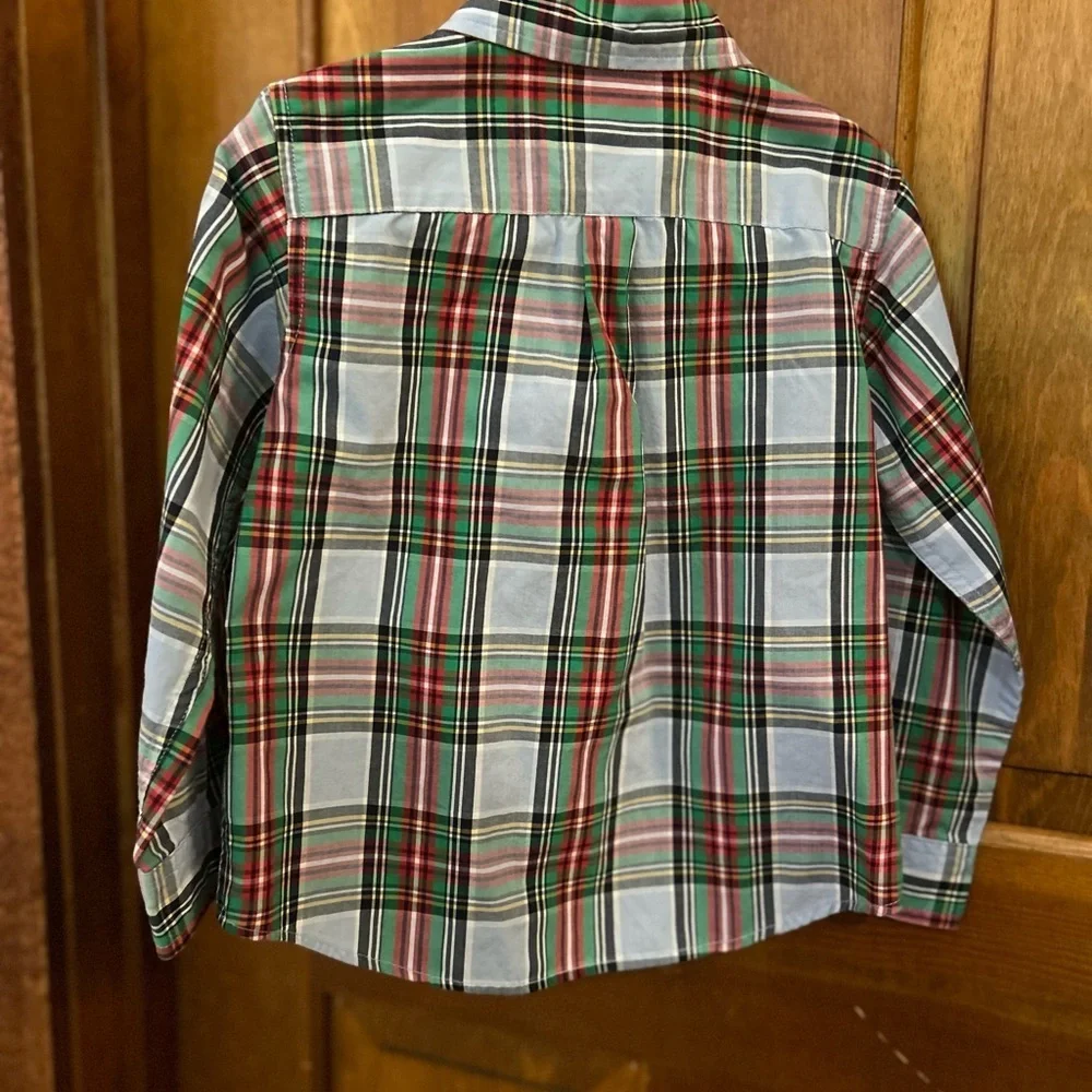 Crown & Ivy Kids Multicolor Plaid Button Down Shirt
